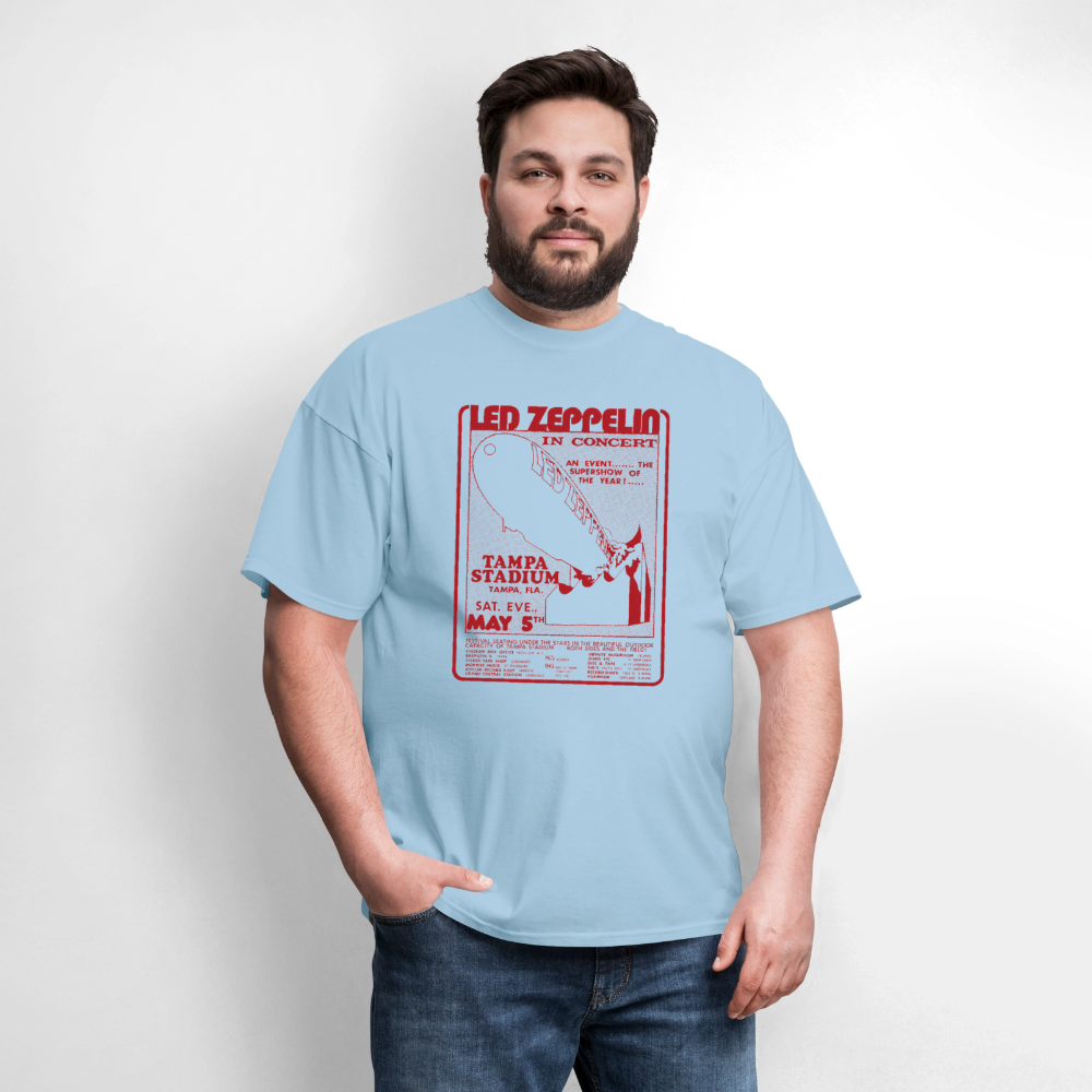 Zeppelin Tampa Stadium Shirt - powder blue