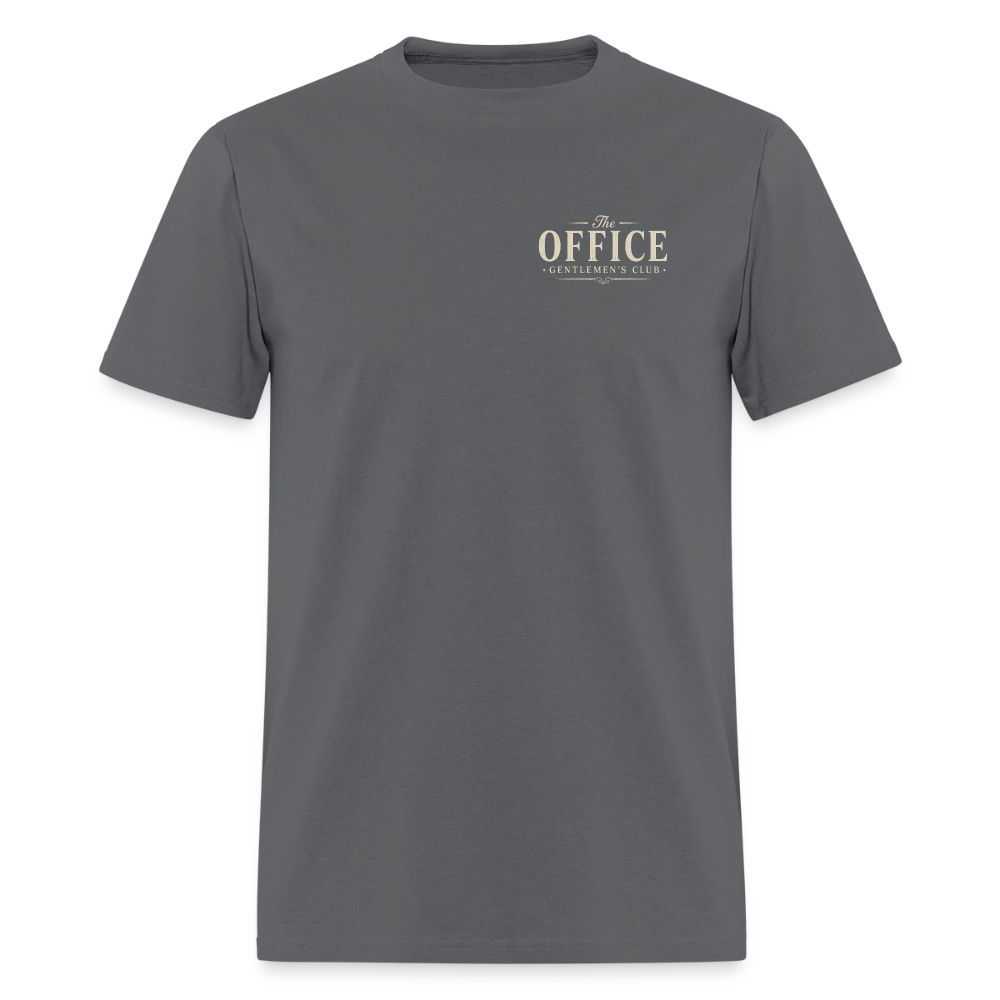 "The Office" Gentlemen's Club Tee - charcoal