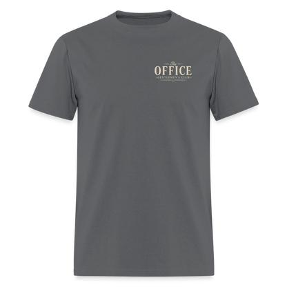 "The Office" Gentlemen's Club Tee - charcoal