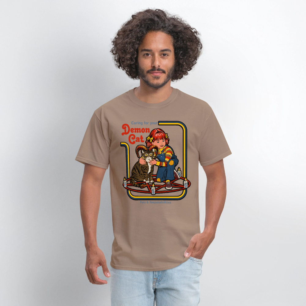 Demon Cat Shirt - safari