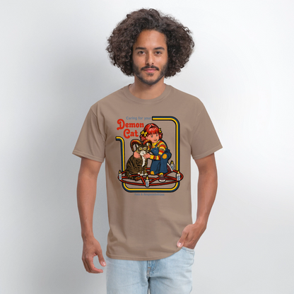 Demon Cat Shirt - safari
