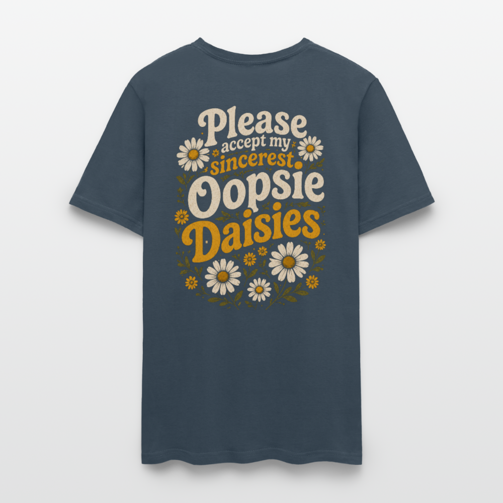 Oopsie Daisies Shirt -  blue dusk