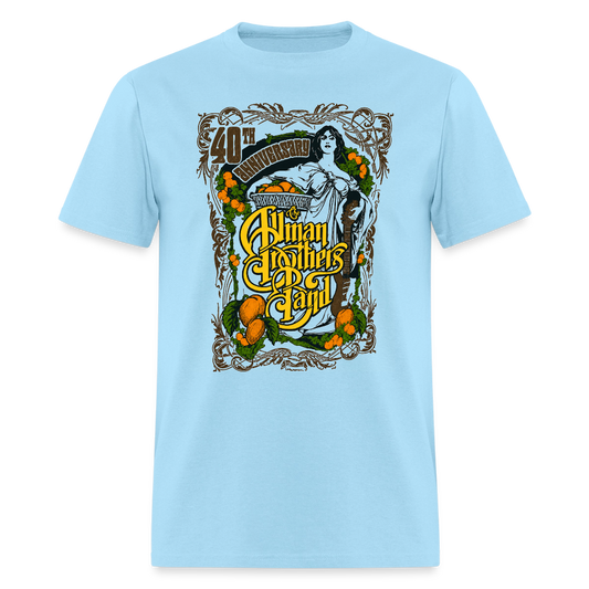 Allman Brothers 40th Shirt - powder blue