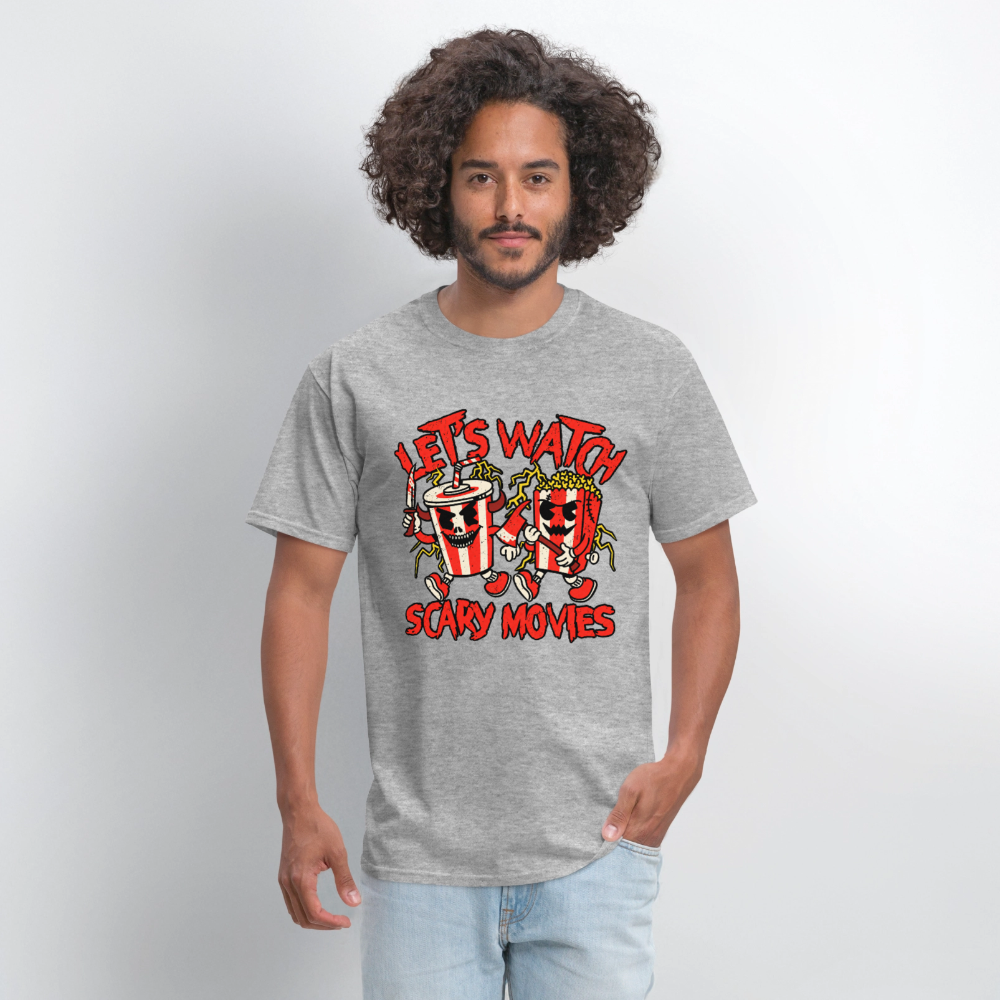 Scary Movies Shirt - heather gray