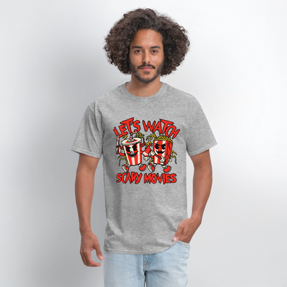 Scary Movies Shirt - heather gray