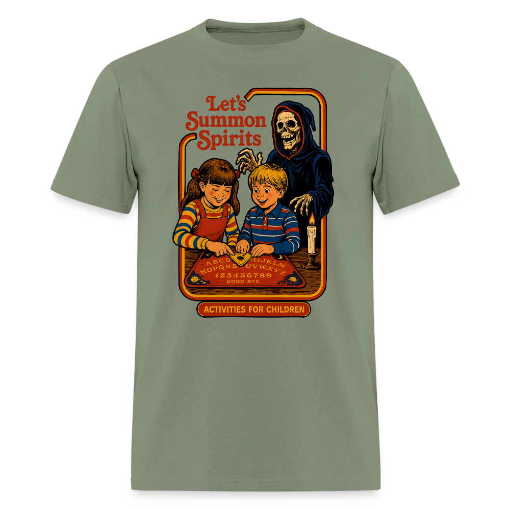 Let's Summon Spirits Shirt - military green