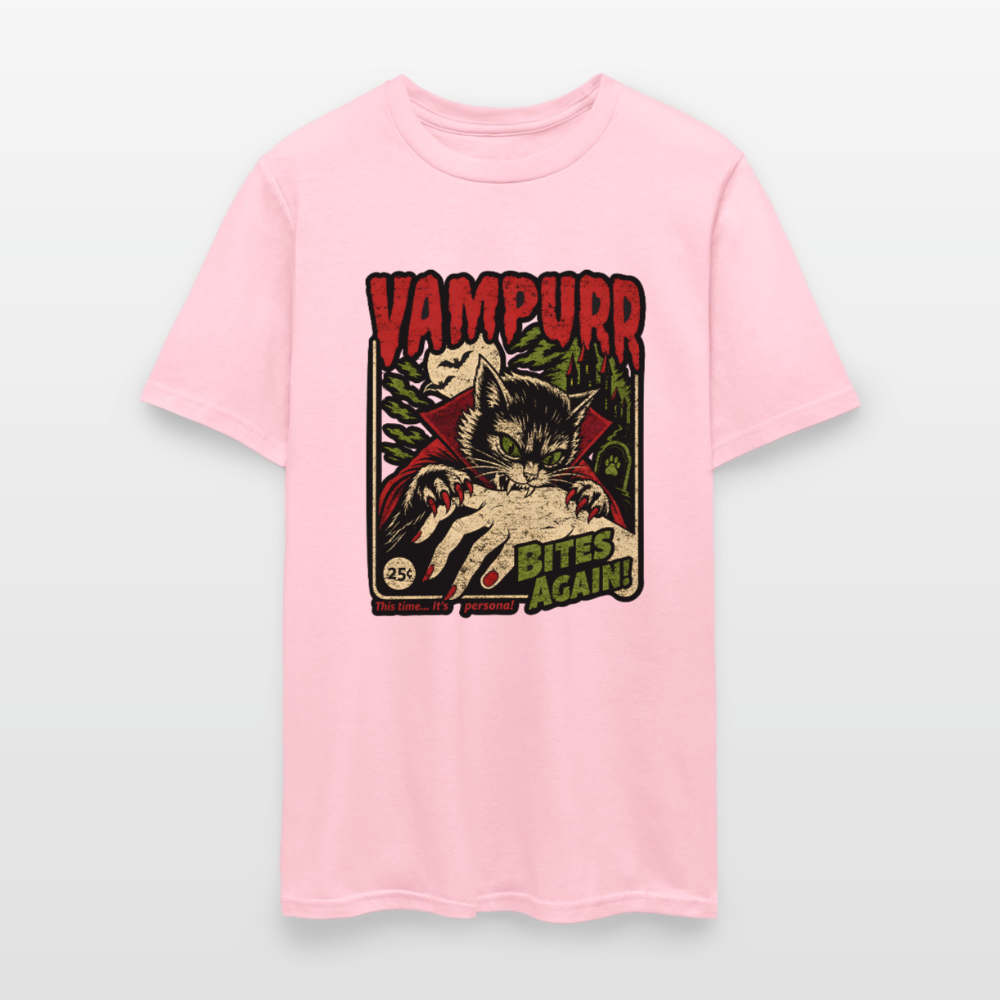 Vampurr Bites Again Shirt - pink