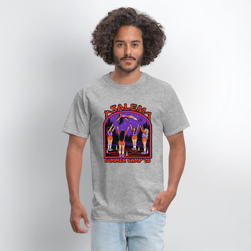 Salem Summer Camp Shirt - heather gray